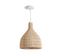 LEDKIA LIGHTING Suspension Rotin Kegle Naturel E27