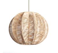 LEDKIA LIGHTING Suspension Rotin Tobonga Naturel
