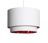 LEDKIA LIGHTING Suspension Tissu Bello Duo Reflejo E27