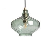 LEDKIA LIGHTING Suspension Verre Blas Vert olive E14