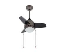 LEDKIA LIGHTING Ventilateur de Plafond LED Noir 66cm Modern 6000K