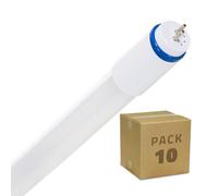 LEDKIA Lot de 10 Tubes LED 60cm T5 9W Crystal Connexion des 2 Côtés No Fli