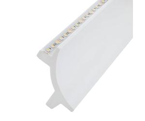 LEDKIA Moulure Corniche 2m pour 2 Rubans LED ARCOS 95 Blanc | Éclairage Décoratif Indirect| Installation Facile | 2m