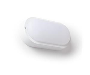 LEDKIA Plafonnier LED Ovale 25W Extérieur 94x198 mm IP65 avec Détecteur de