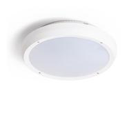 LEDKIA Plafonnier Rond Extérieur Curio IP65 Blanc Ø300 mm Blanc