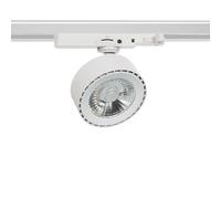 TechBrey Spot LED sur Rail Triphasé 20W Onuba CCT Sélectionnable Blanc 3000K - 4000K - 6000K Sélectionnable (chaud-neutre-froid) Blanc G