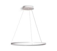 LEDKIA Suspension LED 20W Añuminium CCT Sélectionnable Ivalo Blanc
