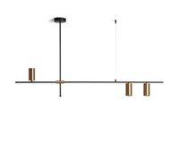 LEDKIA Suspension Linéaire Métal Auzoa Doré
