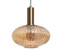 LEDKIA Suspension Verre Basile Doré