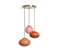 LEDKIA Suspension Verre Kurta Rose