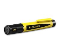 Ledlenser EX4 Lampe torche ATEX Zone 0, 50lm, Piles AAA, IP66 | Certifiée ATEX, jusqu'à 7 h d'autonomie, 1 mode, pour zones explosives, réservoirs de carburant, silos à céréales