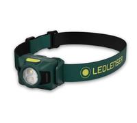 Ledlenser HF4R, Lampe frontale rechargeable LED, 650lm, Portée 130m, IP67 | Deux sources d'alimentation, 45h d'autonomie, USB-C, Lumière rouge, Couleur vert, Pour le camping, la randonnée, le travail