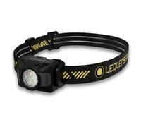Ledlenser HF4R Pro, Lampe frontale rechargeable 650lm, IP67, Support casque | Lampe frontale de travail, 45h d’autonomie, 130m de portée, USB-C, Lumière rouge, 92g, Pour mécaniciens et plombiers