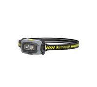 Lampe frontale à LED rechargeable LEDlenser HF4R Work noire et jaune 130lm