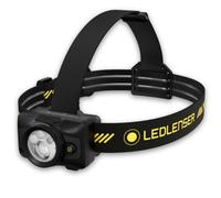 Ledlenser HF6R Pro, Lampe frontale rechargeable 900lm, IP67, Support casque | Lampe frontale de travail, 60h d’autonomie, 180m de portée, USB-C, Lumière rouge, 130g, Pour mécaniciens et plombiers