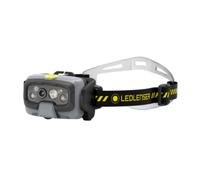 Lampe frontale à LED rechargeable LEDlenser HF8R Work noire et jaune 1600lm