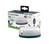 Ledlenser KIDCAMP6 - Lanterne LED à piles, lanterne de camping pour enfants, 60lm, lampe rechargeable pour l’outdoor, lampe de camping et de randonnée, veilleuse pour enfants, autonomie de 40h (verte)