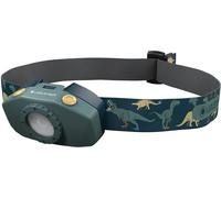 Ledlenser KIDLED2, lampe frontale à LED sûre pour enfants, fonctionnement sur piles, lumière blanche, rouge, bleue, lumière de lecture, jouet lumineux, randonnée nocturne (vert)