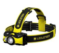 Ledlenser Lampe frontale iH9R Professionnelle – 600 lm, rechargeable, lumière rouge, fixation casque