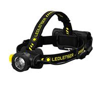 LED LENSER H15RW - Lampe frontale à LED H15R Work, 2 500 lm, noire, batterie lithiu