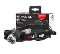 LEDLenser Lampe Frontale LED H7R.2, Rechargeable Batterie Lithium, également utilisable 4 Piles AAA, 300 lumens, Variable en continu, portée de 160 m, câble de Charge USB