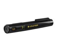 Ledlenser Lampe Torche LED iL4 Solide pour Atelier, Fonctionne avec 2 Piles AAA, Protection Contre Les Explosions en Zone ATEX 2/22, 80lm, étanche IP68, portée de 50 m, Lampe de Poche, lumière Flash