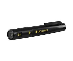 Ledlenser Lampe Torche LED iL4 Solide pour Atelier, Fonctionne avec 2 Piles AAA, Protection Contre Les Explosions en Zone ATEX 2/22, 80lm, étanche IP68, portée de 50 m, Lampe de Poche, lumière Flash
