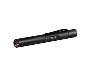 Ledlenser Lampe Torche LED P4X, 120 lumens, Mise au Point, autonomie maximale de 20h, boîtier métallique Solide, portée de 80m, Fonctionne avec 2 Piles AAA, Piles fournies