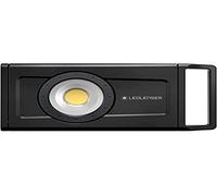 Ledlenser Projecteur de Chantier LED iF4R, Rechargeable, Batterie Lithium, sans Fil, IP54, 2500 lumens, Pied Flexible Aimant, Support de trépied, Batterie portative Powerbank USB