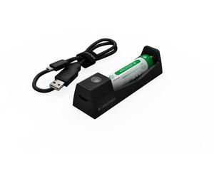 Ledlenser Station de charge et batterie Li-ion 3.7V/750 mAh Noir TU
