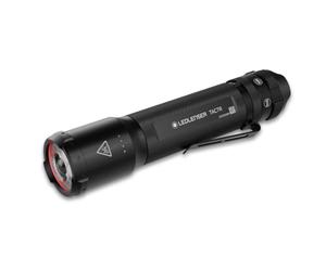 Ledlenser TAC7R Lampe tactique rechargeable, 3200lm, RGB & Strobe, IP68 | Portée de 370 m, technologie multi-lentilles, 15h d'autonomie, USB-C, pour la police, la sécurité et l'armée