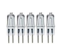 LEDLOCLB Ampoule Halogène G5.3,Accessoires De Lampe GU5.3 Base Blanc Chaud 2700K,12V-35W,5 Pièces