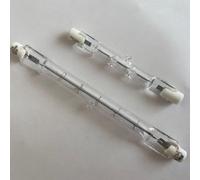 LEDLOCLB Ampoule halogène R7s 220-240V J118 300W Blanc chaud 2800K Lampe halogène linéaire réglable adaptée à la décoration de la maison 5 pièces 118MM-100W