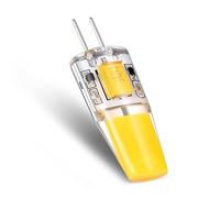 LEDLOCLB Ampoules LED En Cristal De Silicone 5W GY6.35, AC/DC 12V 1508, Sans Scintillement, Blanc Chaud Et Froid, Remplace L'halogène 35W,Blanc Chaud,5W AC/DC 12V -1 Pièces