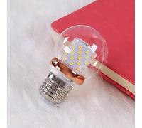 LEDLOCLB E27 Led Magic Bean Globe Bulb,230v 12w Transparent Mini Globe Design,pendant Lights & Ceiling Fixtures,non-dimmable(12W-230V 3pcs/Warm White 3000K)