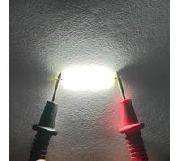 LEDLOCLB Led Filament Flexible 10 Pièces De Filament Led Cob 18.8Mm 29Mm 38Mm 54Mm 68Mm, Pièces D'Ampoule Edison Dc 3V 12V 57V, Pièces De Diode À Incandescence,Blanc 6 500 K.,29Mm Dc3V 10 Pièces