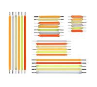LEDLOCLB Led Filament Flexible Raccords D'Éclairage D'Ampoule Edison À Filament Led Cob 19Mm 26Mm 53Mm 68Mm Dc 3V Raccords D'Éclairage À Diode À Incandescence 10 Pièces,Green,26Mm -10 Pièces