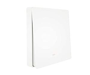 LEDLUX Interrupteur mural sans fil WiFi + RF 433, raccord où vous voulez, compatible avec Alexa, interrupteur sans fil pour lumières et appareils électriques (1 touche)
