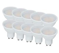 LEDLUX Lot de 10 pièces ampoules LED GU10, angle de 110 degrés (10W 1000 Lumen, Blanc Neutre 4000 K)