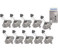 LEDLUX Stock de 10 lampes H7 12V 55W PX26d Philips norme d'origine 12972 PROQC1