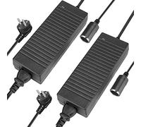 LEDMO 2 Pack Adaptateur d'alimentation 12V 10A avec Embout de Cigarette, Transformateur 100-240V AC à 12v10a DC, Convertisseur électronique Automobile 120W.