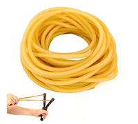 Ledoo Tube Élastique en Latex, 10m Bande en Latex pour Chasse Utilise pour Assembler des Frondes des Sports et des Prises de Sang, Tuyau Élastique Latex Naturel a Une Bonne Élasticité et Uniformité