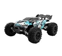 Ledovan Voiture télécommandée 1:18 pour adulte, 4WD étanche Monster Truck All Terrain 35 km/h, 2,4 GHz RC Offroad Voiture de course rapide, 3 batteries (vert)