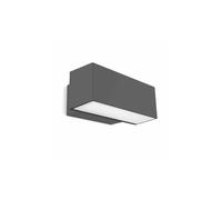 Applique murale avec LED blanc chaud en aluminium et verre gris urbain Aphrodite LedsC4