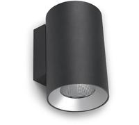 Leds-C4 Cosmos - Petite Applique Murale Extérieure Led Gris Urbain Ip55