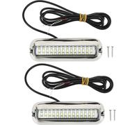 LEDs marines 42LEDS WASGERFORTES DE L'EAU LED BOATS LIGHT 10-30 V DC DRABE POUR YACHT BLANC