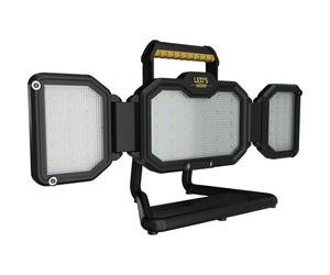 Led's Work Projecteur de travail LED sans fil 30 W, 3000 lumens, IP54, intensité variable