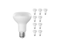ledscom.de 10 ampoules LED E27, R80, blanc chaud (2700 K), 10 W, 935lm, mates