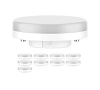 ledscom.de 10 ampoules LED GX53, blanches (4000 K), 4 W, 420lm, 96°, mates