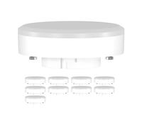 ledscom.de 10 ampoules LED GX53, blanches (4100 K), 10,9 W, 1212lm, 115°, mates